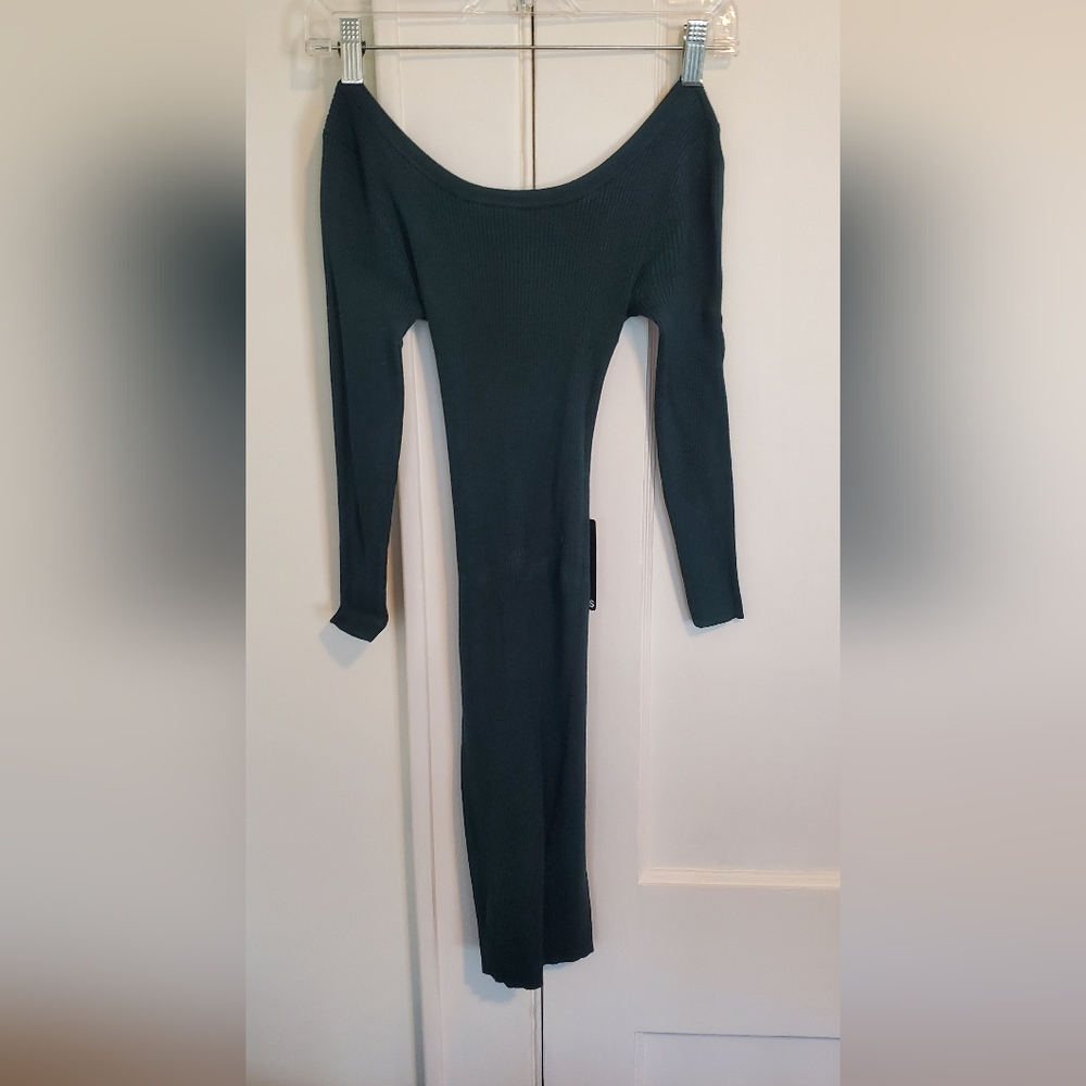Express Stretchy Criss Cross Sweater Dress